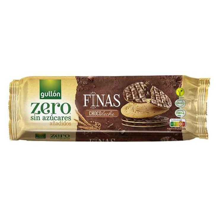 GALLETAS FINAS CHOCO LECHE ZERO GULLON PQTE 150 GR