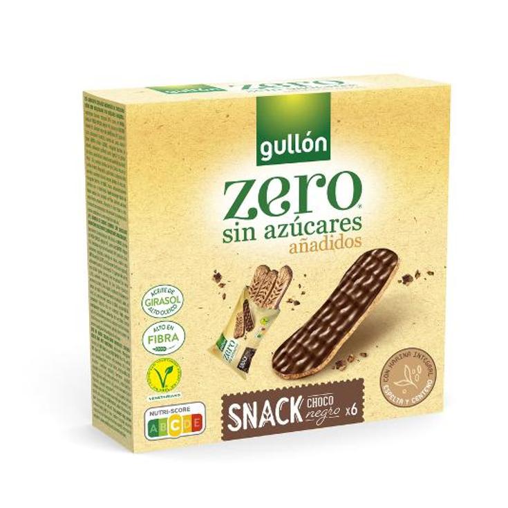 GALLETAS SNACK CHOC.NEGRO ZERO GULLON PQTE 150 GR