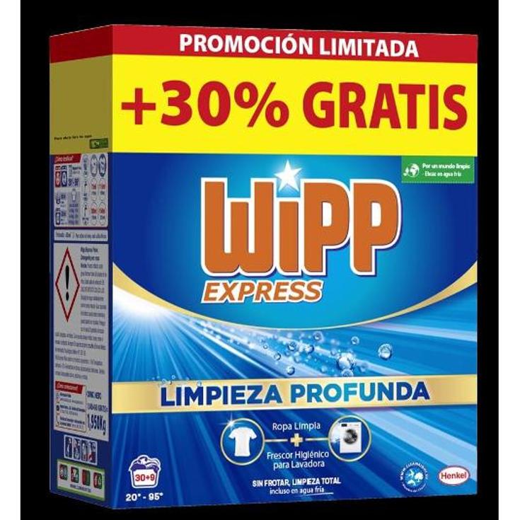 DETERGENTE AUTOMATICAS 30+30% WIPP MALETA 30 LA