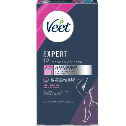 DEPIL.BANDAS CORPORAL EXPERT 12 VEET CAJA 12 UD