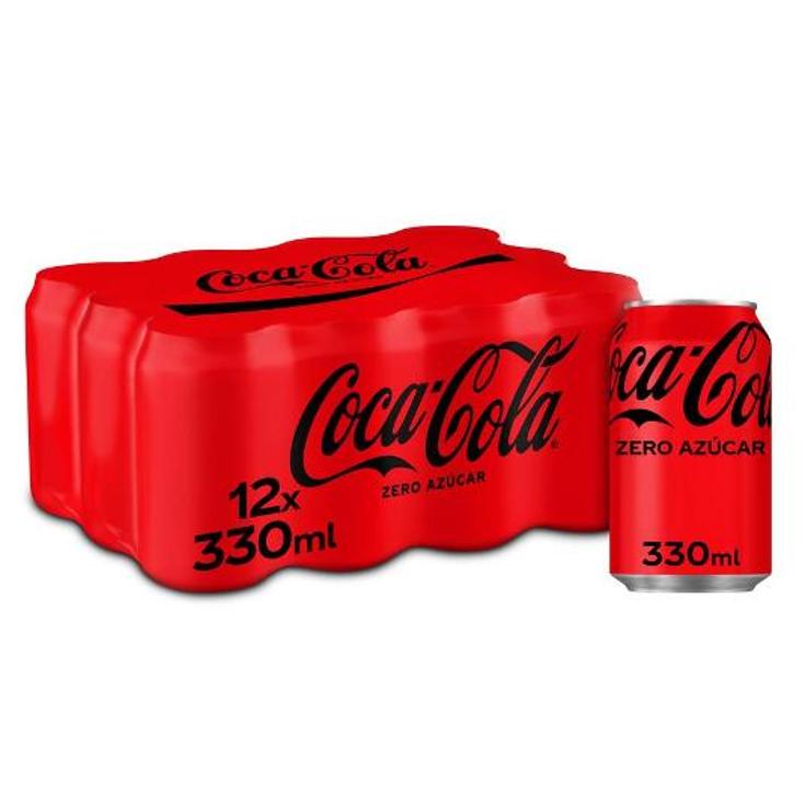 COCA COLA ZERO LATA 12X33CL COCA COLA PACK 396 CL