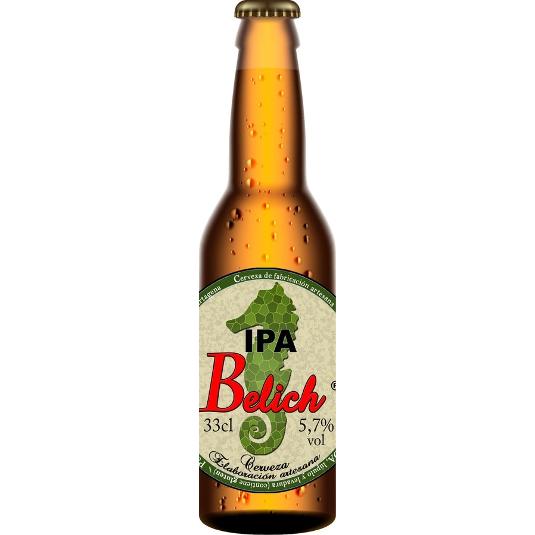 CERVEZA ARTESANAL IPA M.MENOR BELICH BTLLA 33 CL