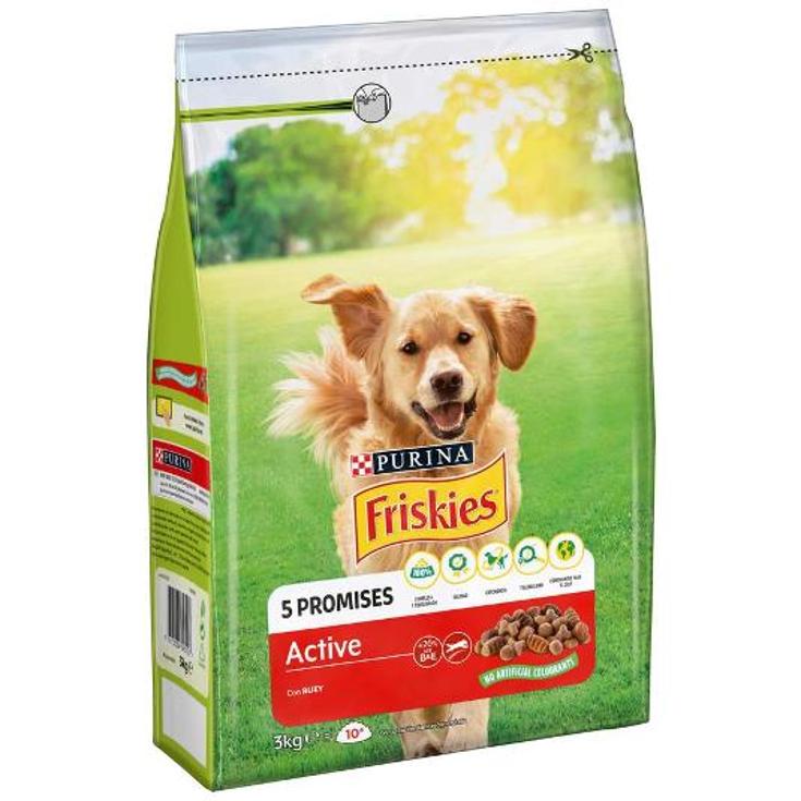 COMIDA PERROS VITALITY+ACTIVE. FRISKIES SACO 3 KG