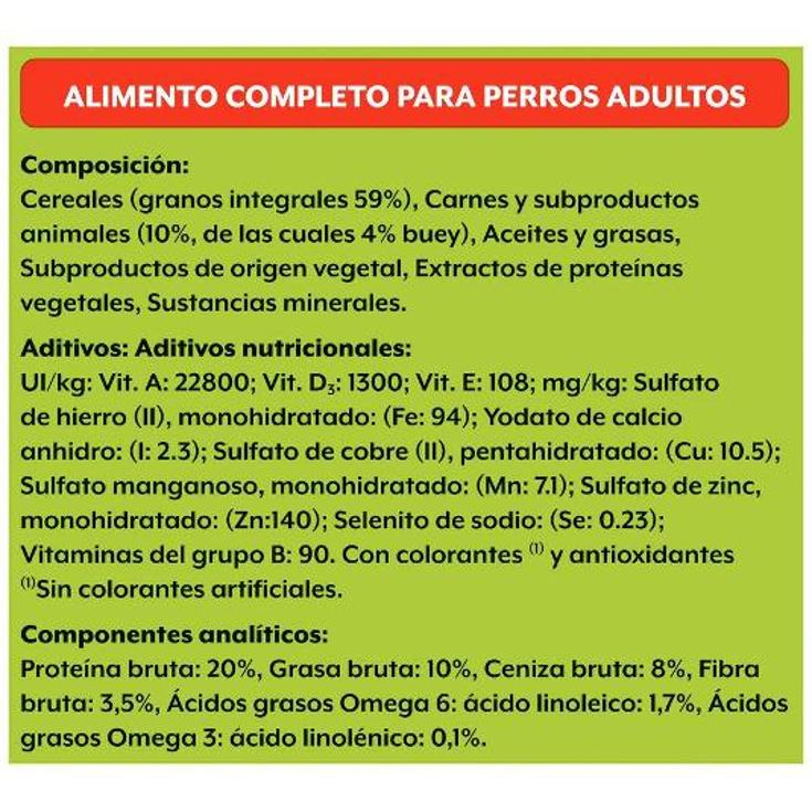 COMIDA PERROS VITALITY+ACTIVE. FRISKIES SACO 3 KG