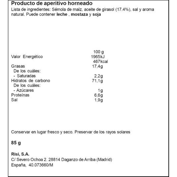 APERITIVO GUSANITOS RISI BOLSA 85 GR