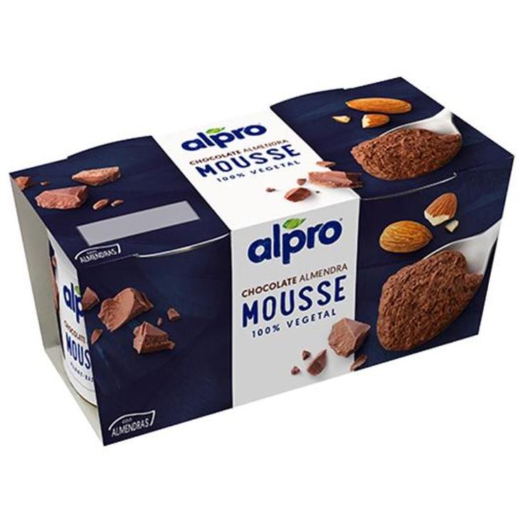 POSTRE VEGETAL MOUSSE CHOC-ALME ALPRO PACK 140 GR