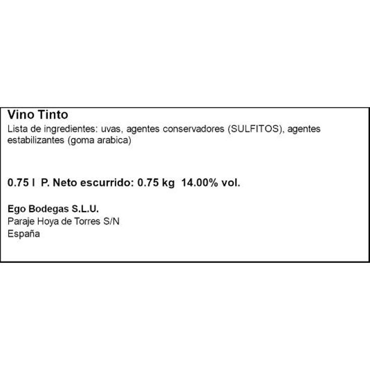 VINO TINTO JUMILLA ROBLE 14º MARIONETTE BTLLA 75 CL