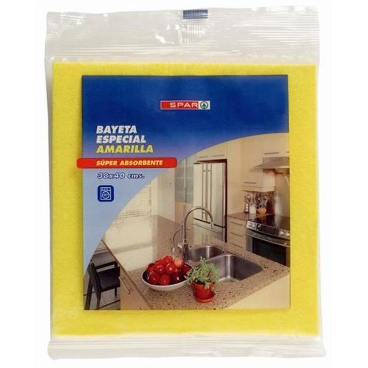 BAYETA VISCOSA AMARILLA 36X40 AM PACK 3 UD