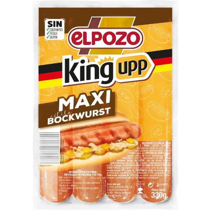 SALCHICHAS KING UPP BOCKWURST ELPOZO PQTE 330 GR