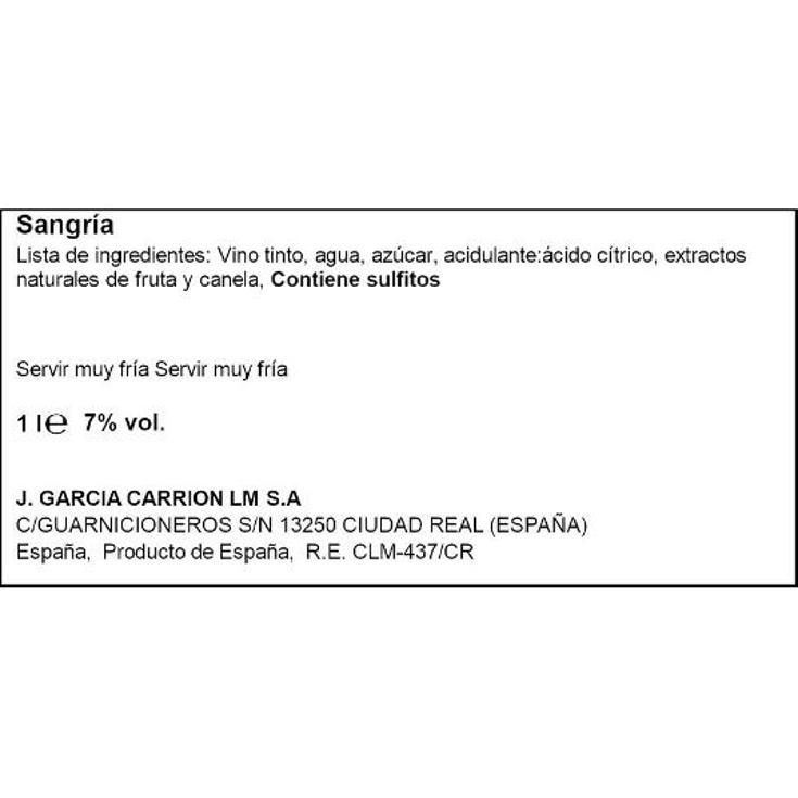 SANGRIA 7º DON SIMON BRIK 1 LT