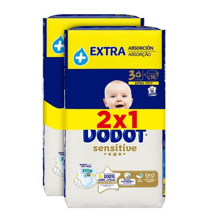 PAÑAL TALLA 3 SENS.DUPLO 7-11 K DODOT BOLSA 112 UD