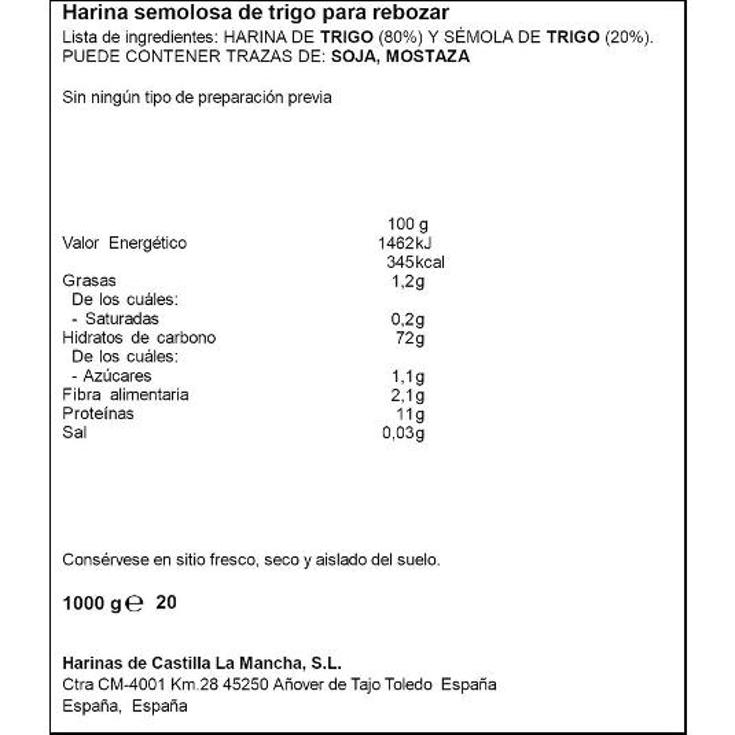 HARINA ESPEC.FRITOS Y REBOZADOS SPAR PQTE 1 KG