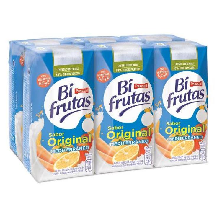 BIFRUTAS MEDITERRANEO 6X200 PASCUAL PACK 1200 ML