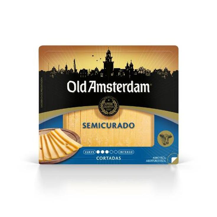 QUESO SEMICURADO CORTADO O.AMSTERDAM UNIDAD 200 GR