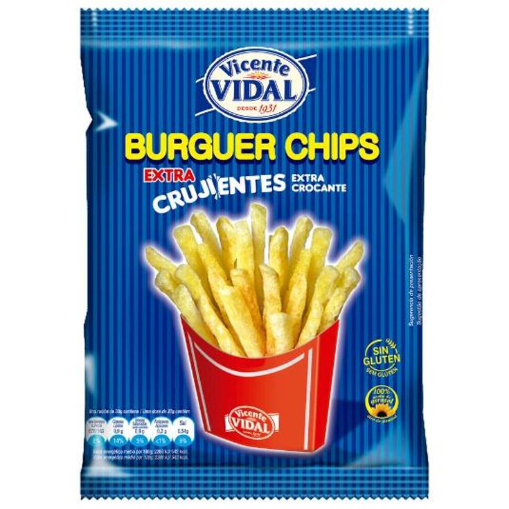 PATATAS FRITAS BURGUER VIDAL BOLSA 95 GR