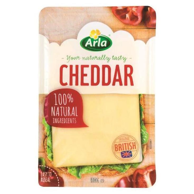 QUESO CHEDDAR LONCHAS ARLA SOBRE 150 GR