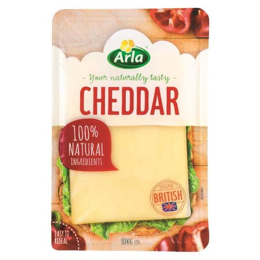QUESO CHEDDAR LONCHAS ARLA SOBRE 150 GR