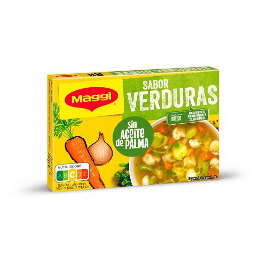 CALDO VERDURAS 8 PTLLAS MAGGI PQTE 80 GR