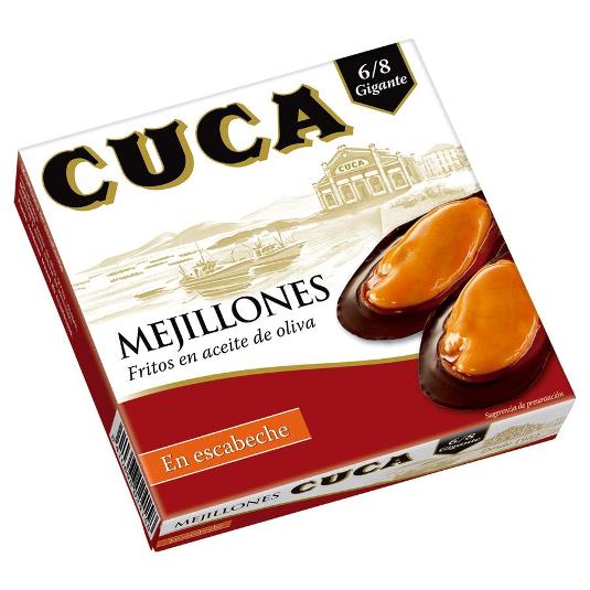 MEJILLONES ESCABECHE CUCA LATA 69 GR