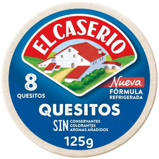 QUESO PORCIONES 8 U. CASERIO CAJA 125 GR