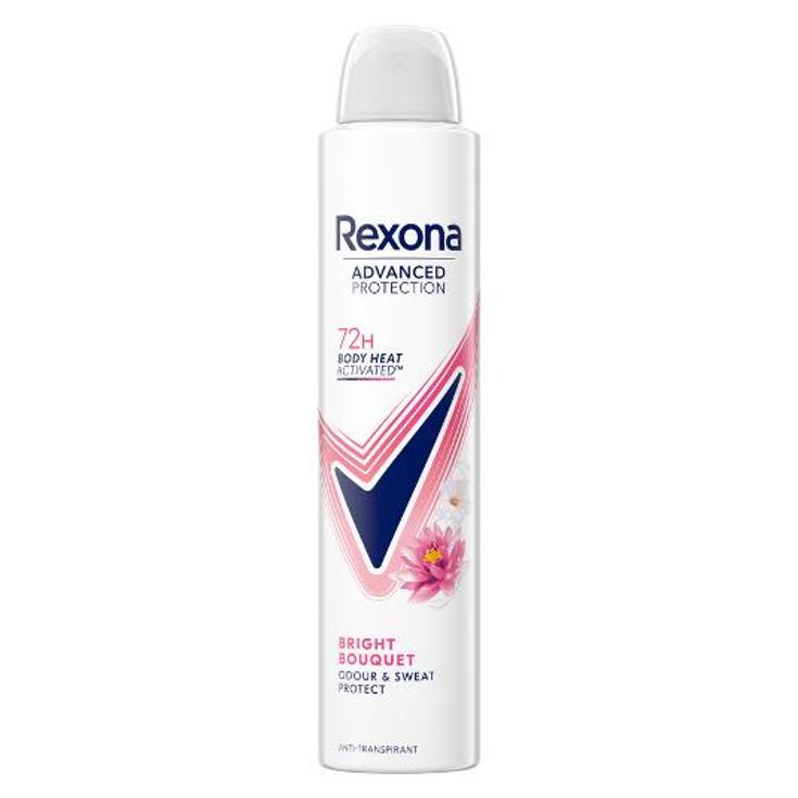 DESODORANTE BRIGHT BOUQUET 72H REXONA SPRAY 200 ML