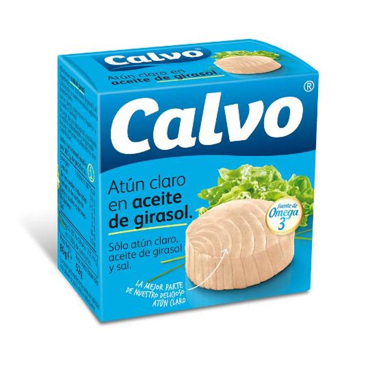 ATUN CLARO ACEITE CALVO LATA 52 GR