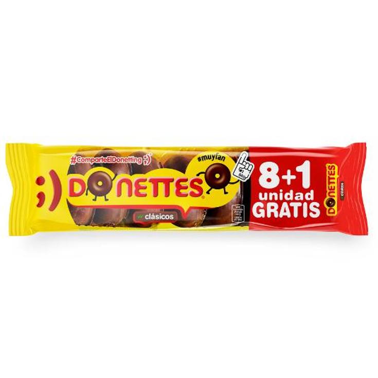 DONETTES CLASICOS 8UDS PQTE 152 GR