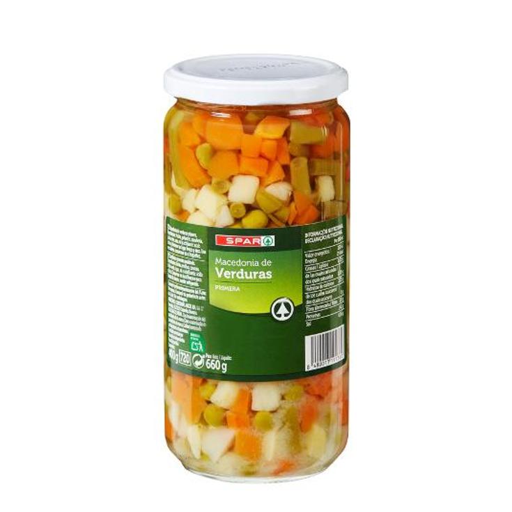 MACEDONIA VERDURAS SPAR FRASCO 400 GR