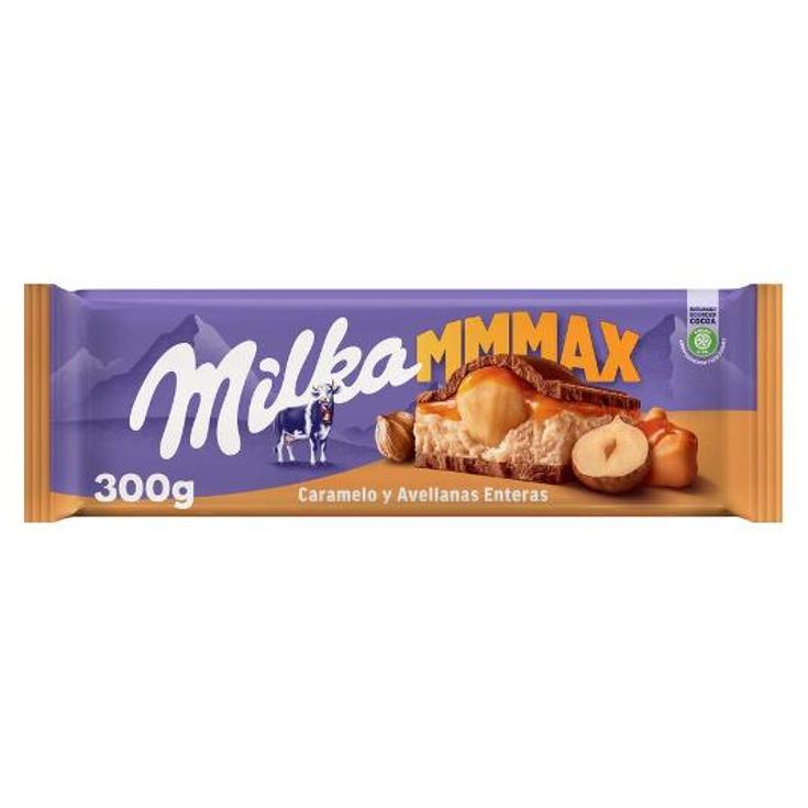 CHOCOLATE CARAMELO/AVELLANA MILKA PTLLA 300 GR