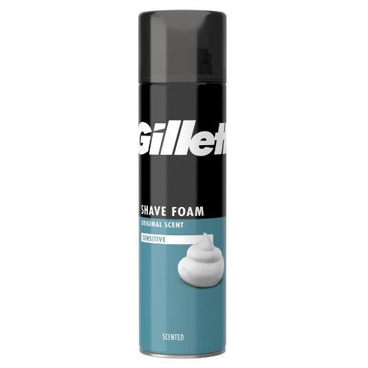 ESPUMA AF.CLASICA PIEL SENSIBLE GILLETTE SPRAY 200 ML