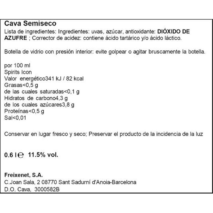 CAVA MINI NEVADA 3X20 11,5º FREIXENET PACK 56 CL