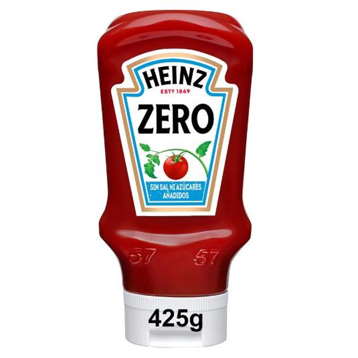 KETCHUP ZERO (BOCABAJO) HEINZ PET 400 ML
