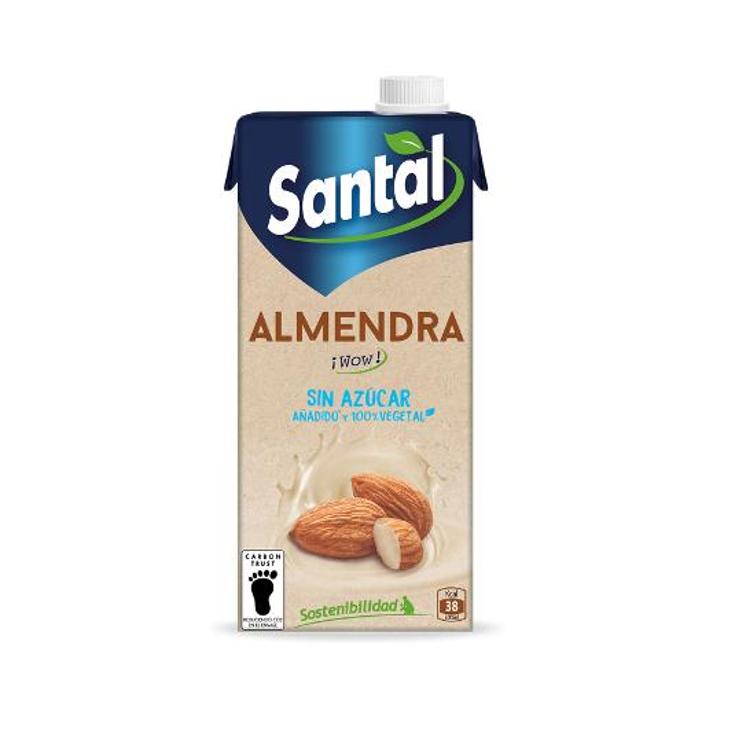 BEBIDA VEGETAL ALMENDRA S/AZ. SANTAL BRIK 1 LT