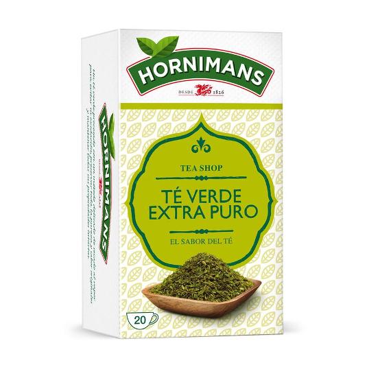 TE VERDE EXTRA PURO 20 SOBRES HORNIMANS PQTE 20 UD