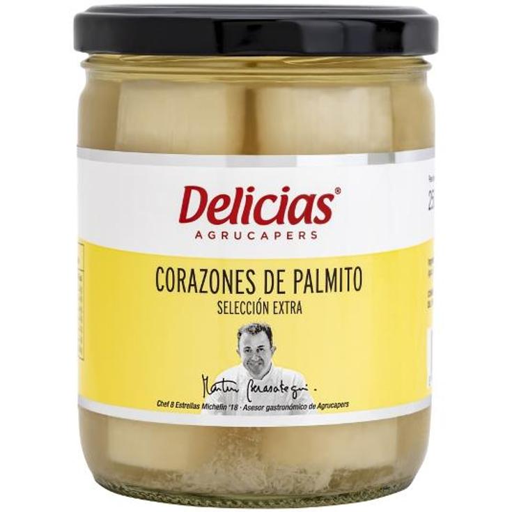 PALMITOS CORAZONES DELICIAS FRASCO 250 GR