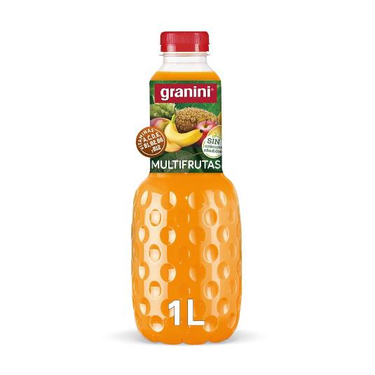 ZUMO MULTIFRUTAS INMUNE GRANINI PET 1 LT