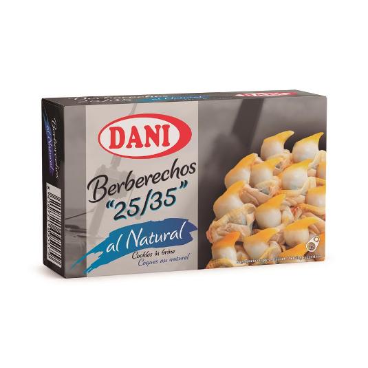 BERBERECHOS AL NATURAL 25/35 DANI LATA 58 GR