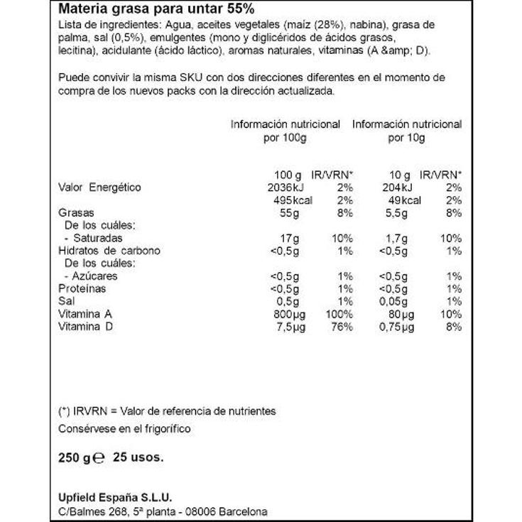 MARGARINA MAIZ ARTUA TRRNA 250 GR