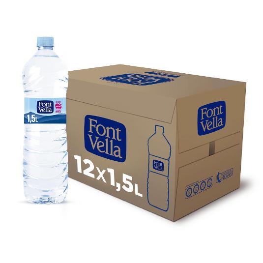 AGUA MINERAL FONT VELLA BTLLA 1500 ML