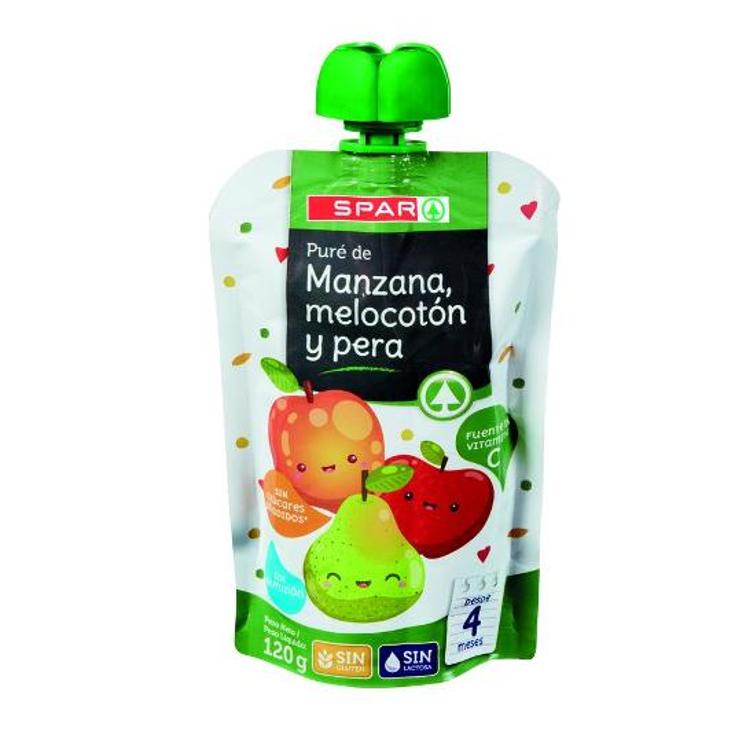 PURE FRUTA BABY MANZA+MELOC+PER SPAR BOLSA 120 GR