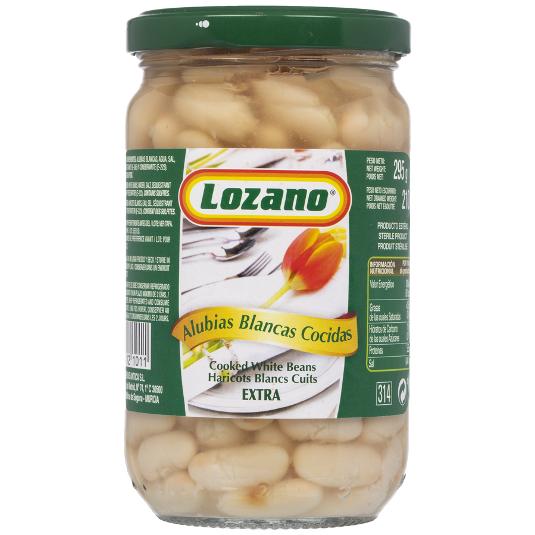 ALUBIAS COCIDAS LOZANO FRASCO 250 GR