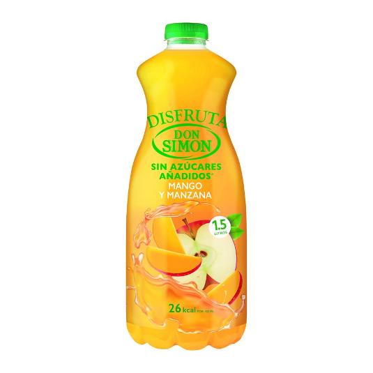 NECTAR SIN AZUCAR MANGO MANZANA DON SIMON PET 1500 ML