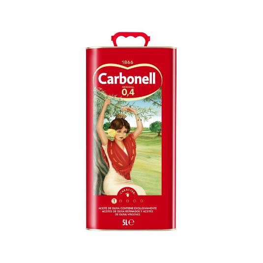 ACEITE OLIVA 0,4º CARBONELL LATA 5 LT