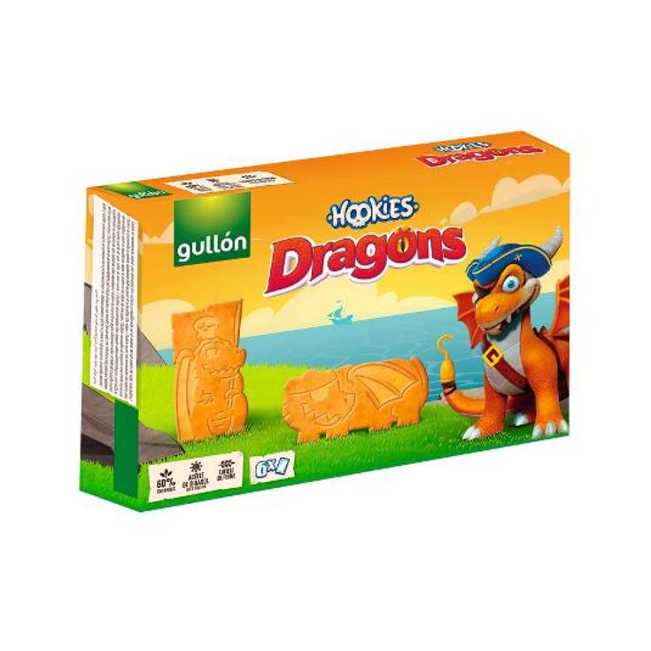 GALLETAS HOOKIES DRAGONS GULLON CAJA 250 GR