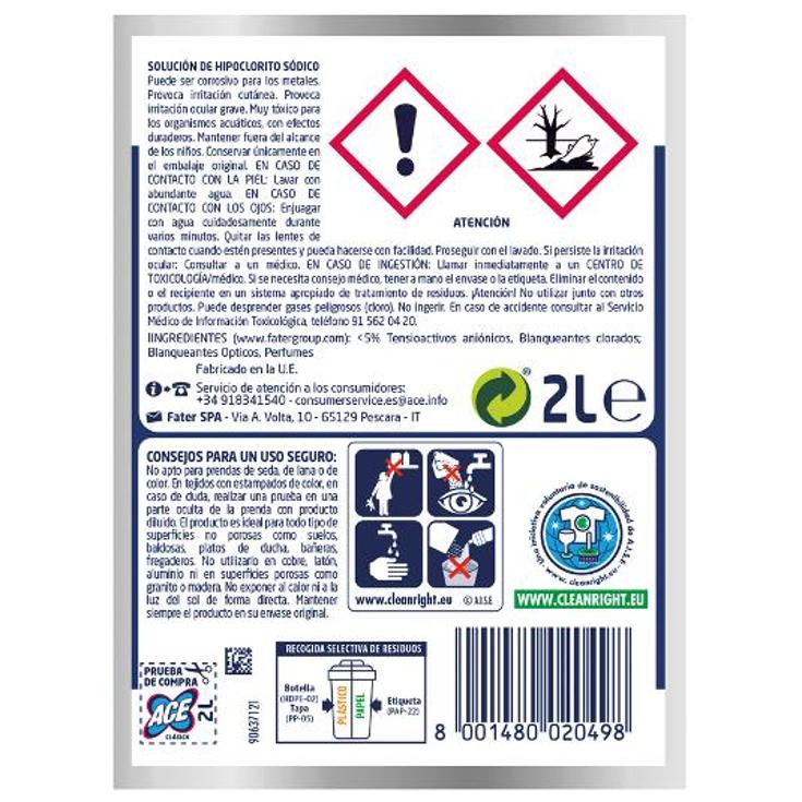 LEJIA DENSA PROTECCION ACE BTLLA 2 LT
