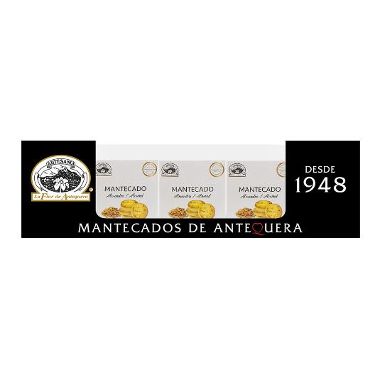 MANTECADO 5% ALMENDRA FLOR ANTEQUE PQTE 190 GR