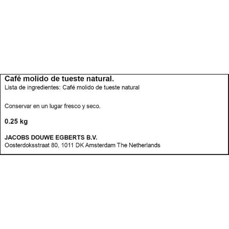 CAFE MOLIDO NATURAL SAIMAZA PQTE 250 GR
