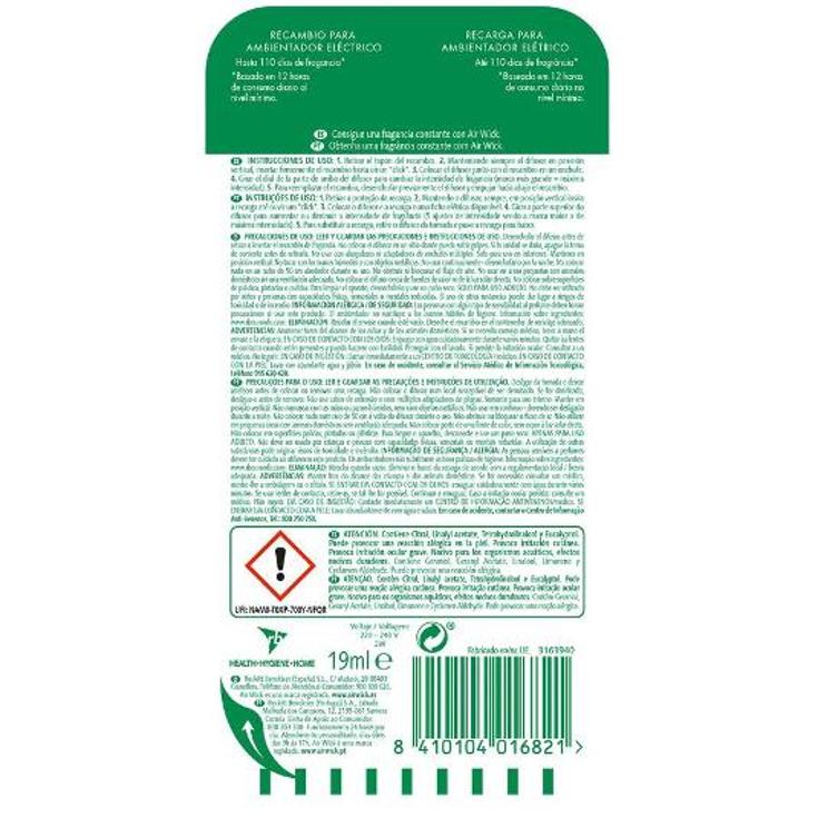 AMBIENT.ELECT.RECAMB.COL NENUCO AIR WICK BLIST 1 UD