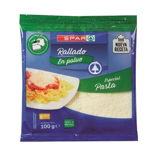 QUESO RALLADO POLVO SPAR BOLSA 100 GR