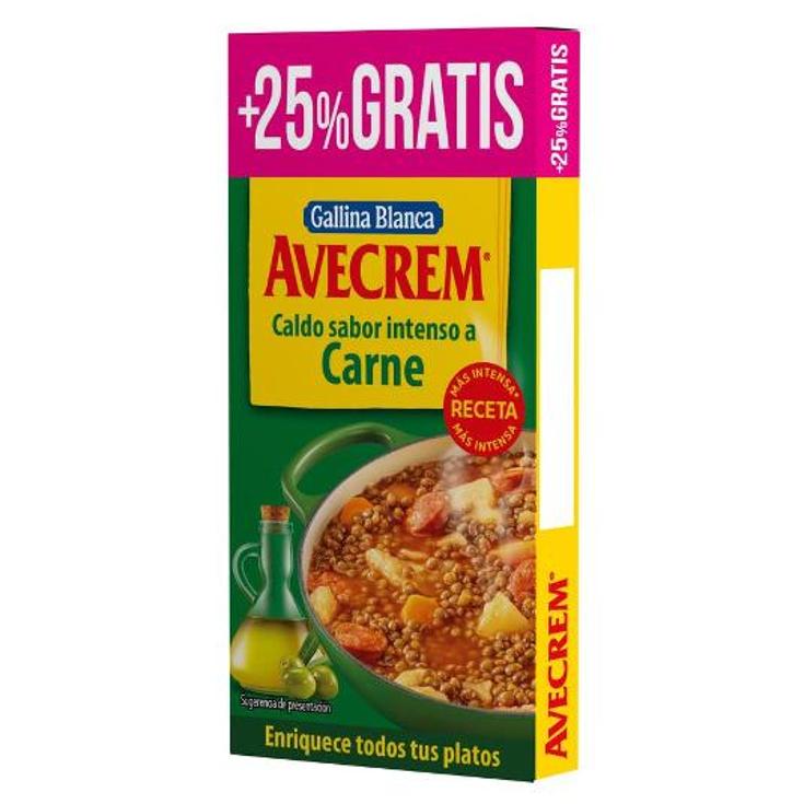 CALDO DE CARNE 8+2 PTLLAS AVECREM PQTE 100 GR